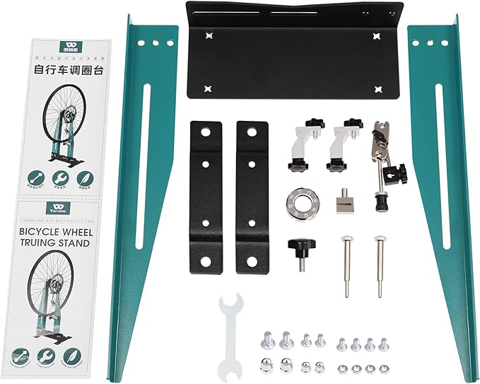 Bike Wheel Maintenance Stand Professional Wheel Truing Stand Bicycle Road Bike Wheel Holder Repair Tools Suitable for 16"-27.5" 700C Wheels