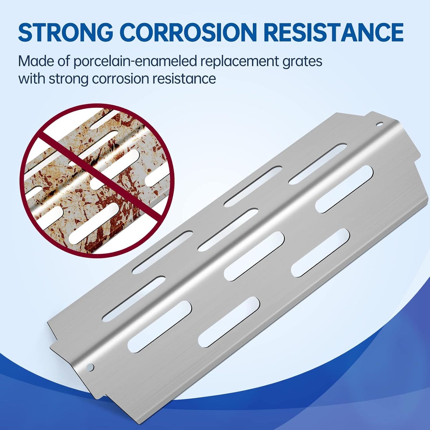 Stainless Steel Grill Flavorizer Bar BBQ Gas Grill Replacement Parts for Weber Genesis II 300 Series Genesis II E-310 E-315 E-330 E-335 S-310 S-335 Gas Grill