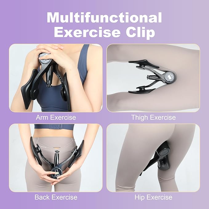 Thigh Exerciser, Kegel Exercise Products, Pelvic Floor Muscle Trainer, Inner Thigh Exercise Equipment for Men&Women