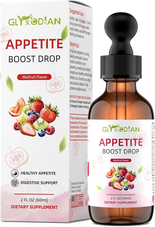 Appetite Booster Drops :Premium Dietary Supplement for Kids Women Promotes Healthy Eating Improves Digestive Intestinal Health Aids Fast Digestion Absorption Support Growth Mixed Fruit Flavor