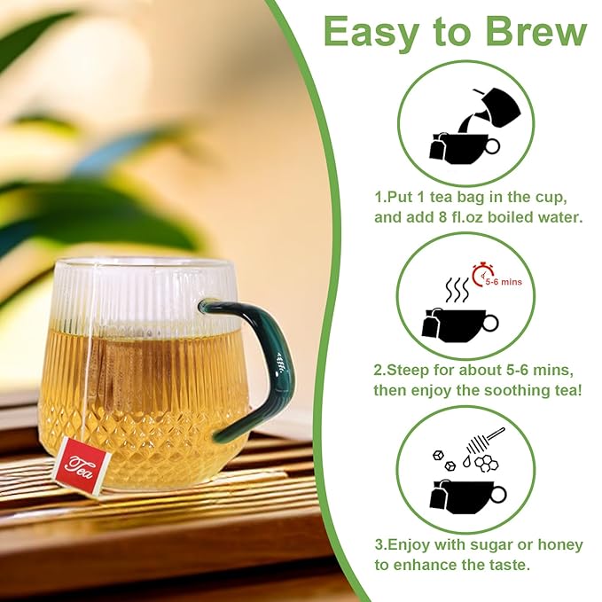 TEARELAE - Thyme Tea Bags - 60 Count - 100% Pure Natural Thyme Leaves - Help Digestion, Boost Immunity - Non-GMO - Caffeine-Free