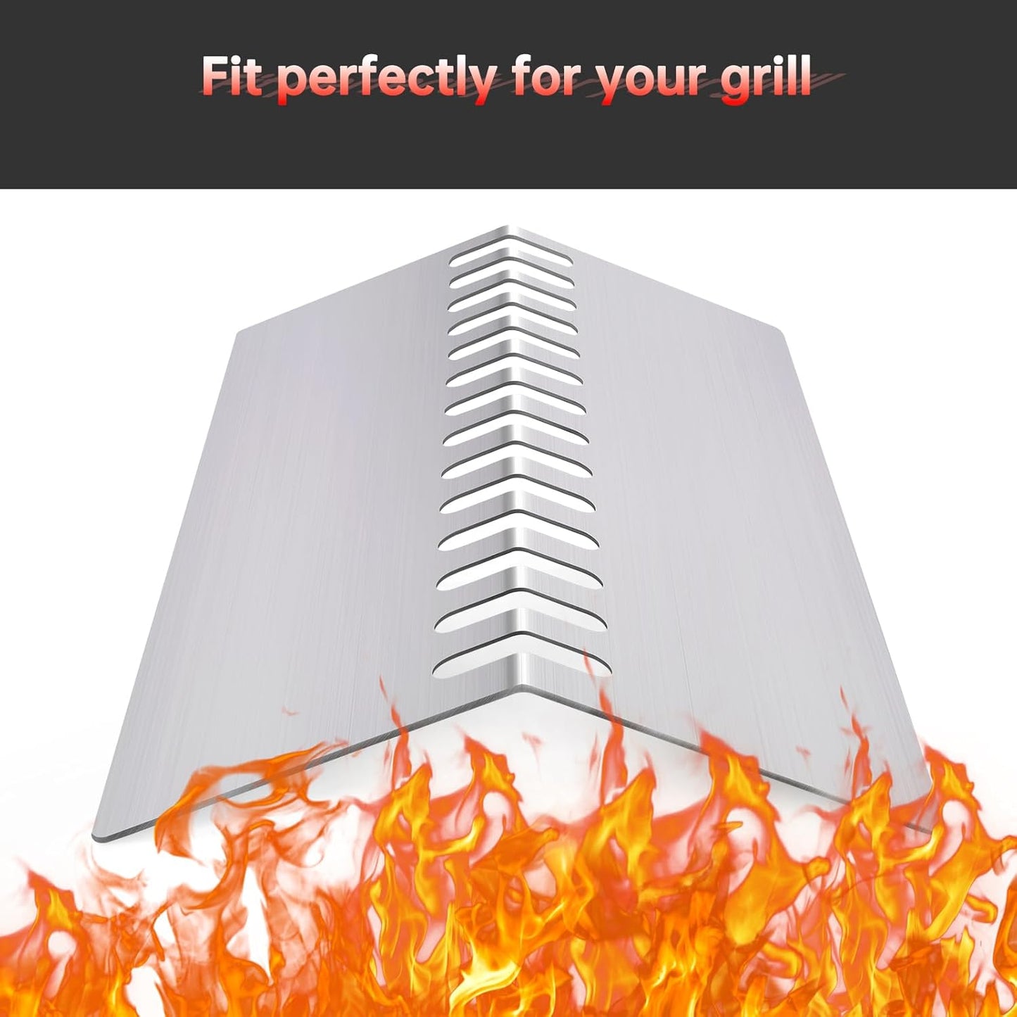 16GA Grill Heat Plates 9MM 16517 Grill Grates for 16631 16520 Bull Grill Replacement Parts, BBQ Bull Angus 4 Burner 47628 47629, Bull Outlaw 26038 26039, Steer Premium 69008, Lonestar 87049