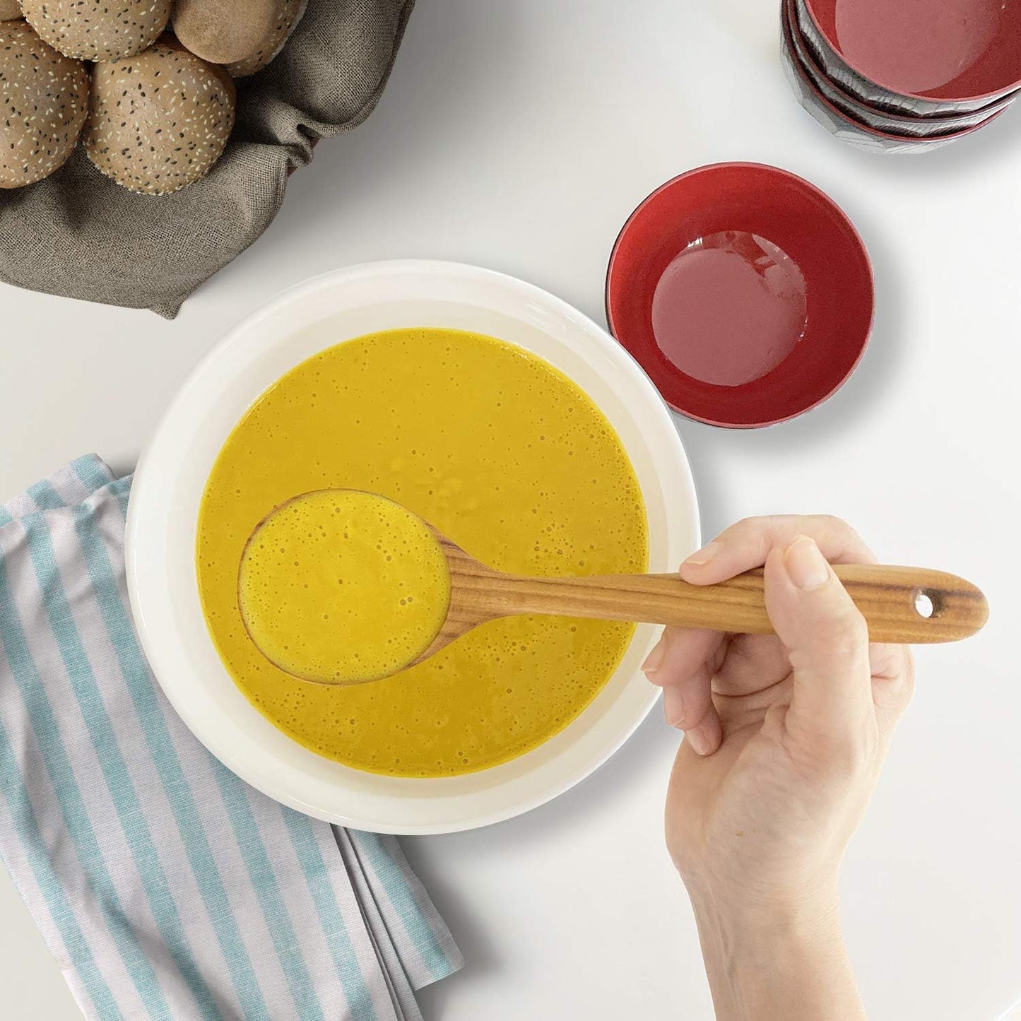 FAAY Small Serving Ladle | Eco Friendly Wooden Kitchen Tool