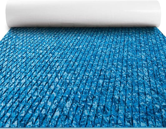 FOCEAN Boat Flooring EVA Foam Boat Decking Faux Teak Marine Flooring Boat Mat Boat Carpet Sheet for Motorboat RV Yacht Kayak Surfboard, 94.5"x 47.2"/35.4"/23.6"/15.7"