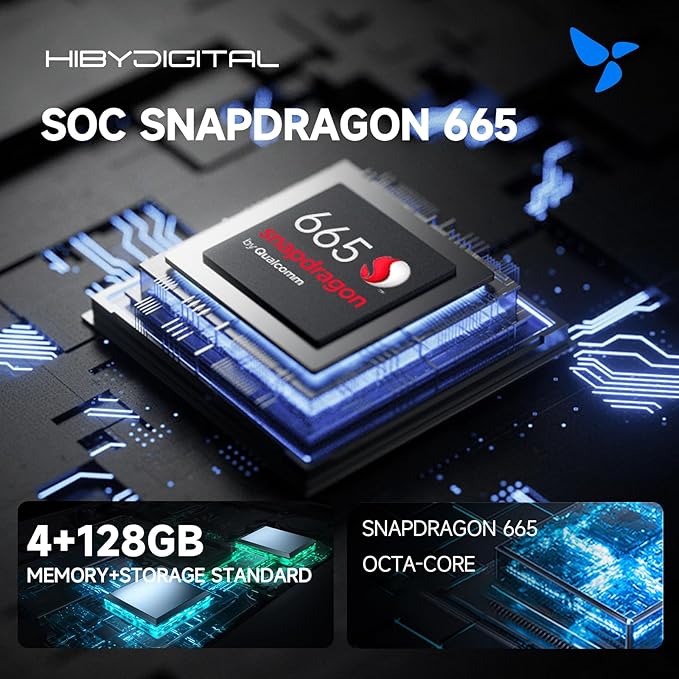 HiBy Digital M300 Android MP3 Player with Bluetooth and WiFi Streaming Player Android 13 Snapdragon 665 HiFi Audio (PCM/DSD) FM Radio Speaker Touchscreen 128GB + 2TB Expandable Storage