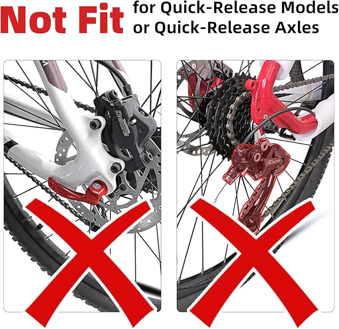 Bicycle Training Wheels for Adults, Fit 24" to 28" Bikes, Steel Construction, Black, 1 Pair - Safe and Stable Learning Training Wheels, Light Gray