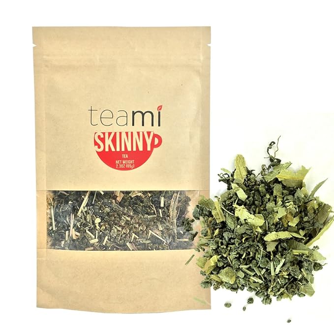 Teamiยฎ 30-Day Detox Tea Pack: All-Natural Teatox Kit with Teami Skinny & Colon Cleanse Loose Leaf Herbal Teas (Lemon)