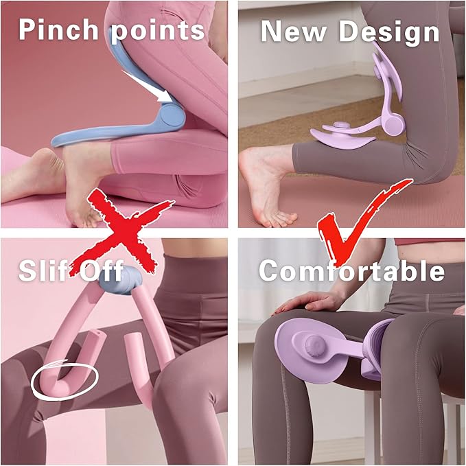 Thigh Trainer - Thigh Exerciser & Toner for Women, Inner Thigh Workout Equipment with 26lbs Resistance, Kegel Exercise Tool for Pelvic Floor & Thigh Tightening (Upgraded)