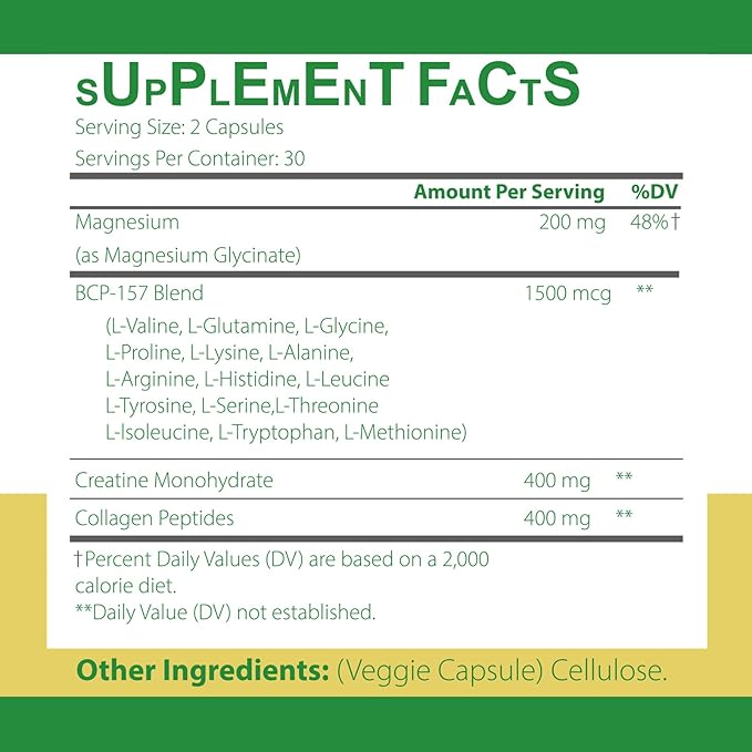 157 1000 mg Supplement,Gluten Free,60 Capsules 1pcs V1