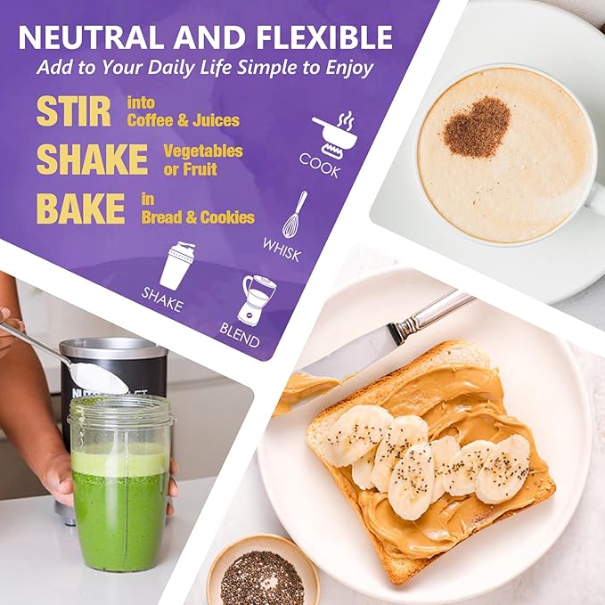 Zammex Multi Collagen Protein Powder, 5 Types of Hydrolyzed Collagen Peptides, Premium Grass-Fed Beef, Chicken, Wild Fish, Eggshell, Keto & Paleo Friendly, 60 Servings, Unflavored