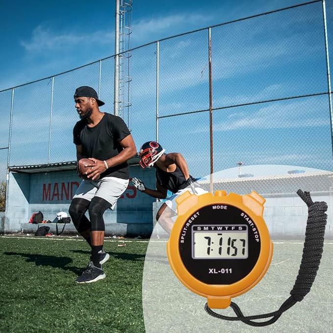 16-Pack Multi-Function Electronic Digital Sport Stopwatch Timer, Large Display with Date Time and Alarm Function, Sports Coaches Fitness Coaches and Referees