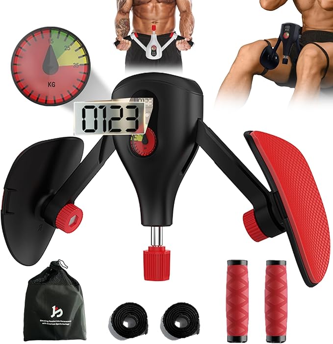 Thigh Trainer 0-77 lbs Adjustable Resistance, Pelvic Floor Muscle Kegel Exerciser, Thigh Exerciser & Booty Trainer for Women & Men, Pelvic Floor Exercise Workout Machine