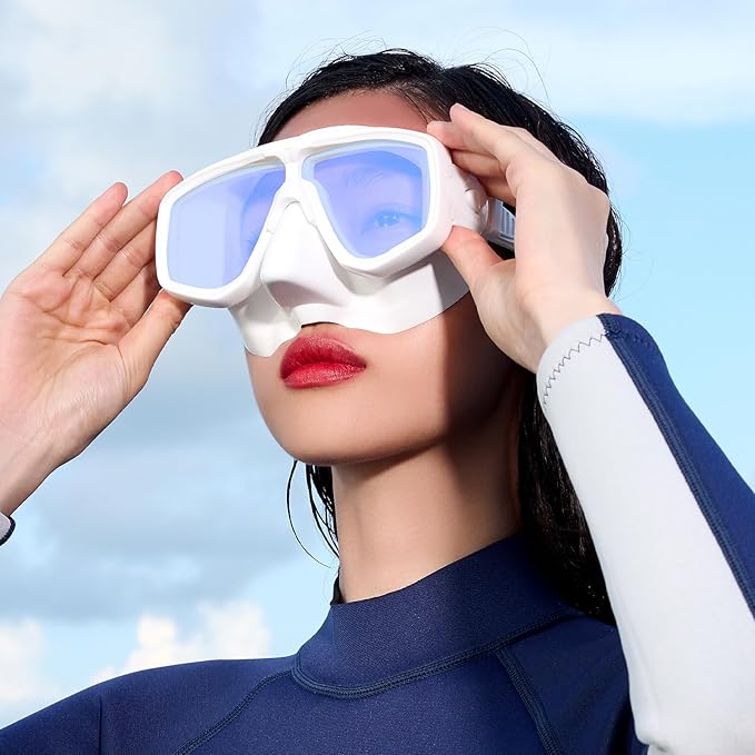 WATERTIME Snorkeling Gear for Adults, Dry Top Snorkel Set with Anti-Fog Panoramic Diving Mask & Waterproof Design, Adult Snorkel Mask for Snorkeling and Scuba Diving