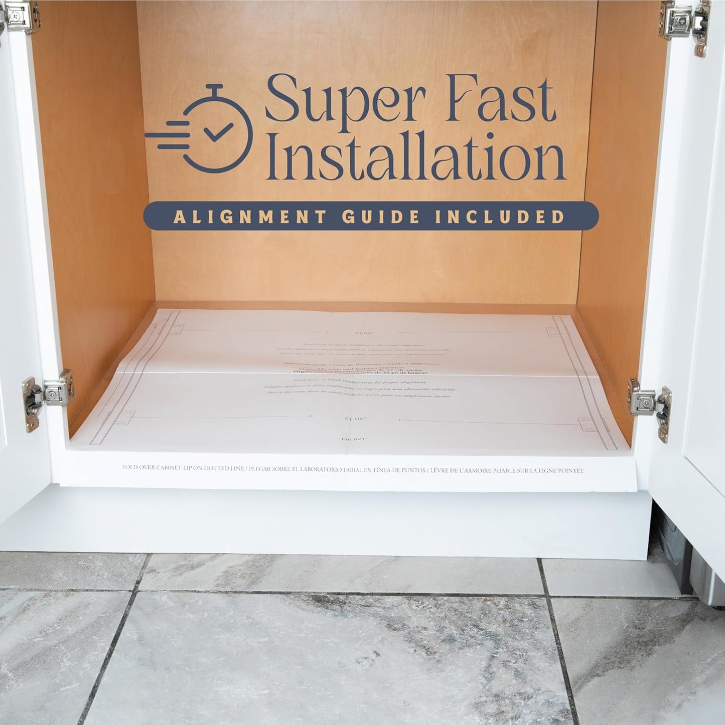 HOLDN’ STORAGE Pull Out Cabinet Organizer, Heavy Duty Caddy w/Lifetime Limited Warranty - 28”W x 21”D - Requires At Least 29-1/4” Cabinet Opening, Steel Metal Cabinet Drawers Slide Out, Chrome