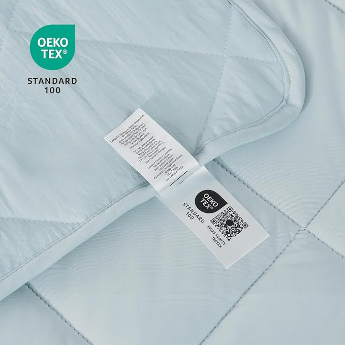 Cozy Bliss Cooling Blanket for Hot Sleepers, Q-Max 0.4 Cooling Comfort King Size, Cold Blankets for Night Sweats Sleeping, Ultra-Cool Lightweight Breathable Summer Blanket for Bed