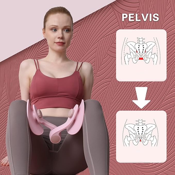 Thigh Trainer - Thigh Exerciser & Toner for Women, Inner Thigh Workout Equipment with 26lbs Resistance, Kegel Exercise Tool for Pelvic Floor & Thigh Tightening (Upgraded)