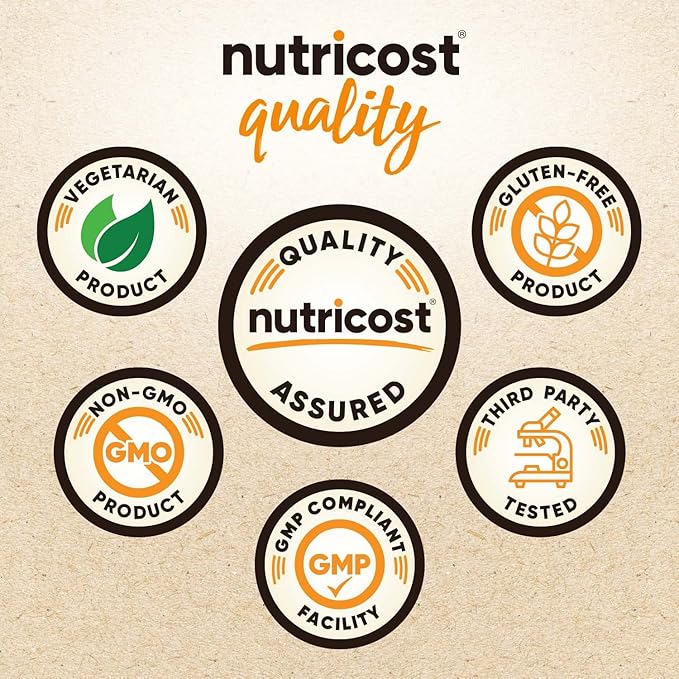 Nutricost Organic Vegan Meal Replacement Shake Powder (Chocolate) - Certified USDA Organic, Vegan, and Gluten Free