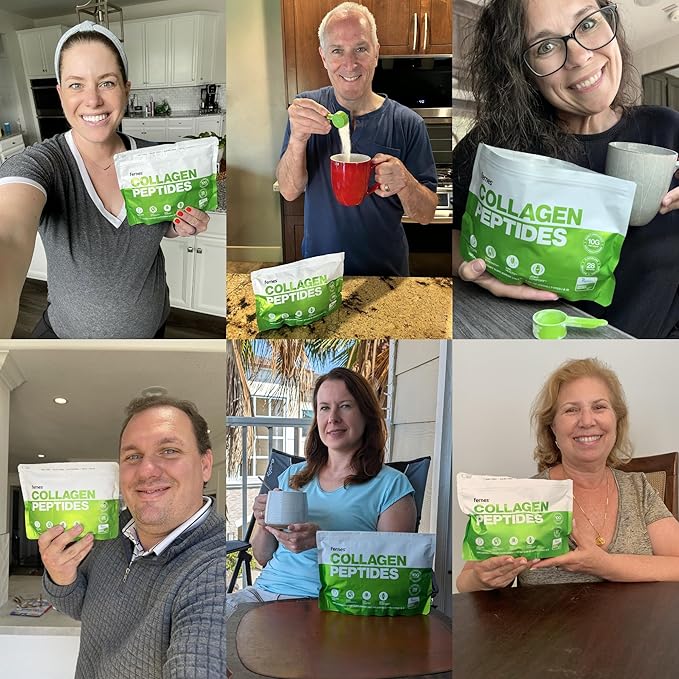 Collagen Peptides for Women Men (1.5LB) Type I & III Flavorless & Odorless Easy-Mix Hydrolyzed Peptan Protein Joint Hair Skin & Nail Support Gluten-Free Non-GMO Keto & Paleo Grass-Fed Kosher