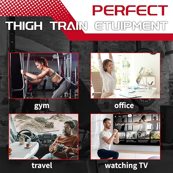 Thigh Master Exerciser Hip Trainer, Fitness Equipment for Leg and Thigh Workout Fitness, Pelvic Floor Muscle Strengthening Device for Women & Men