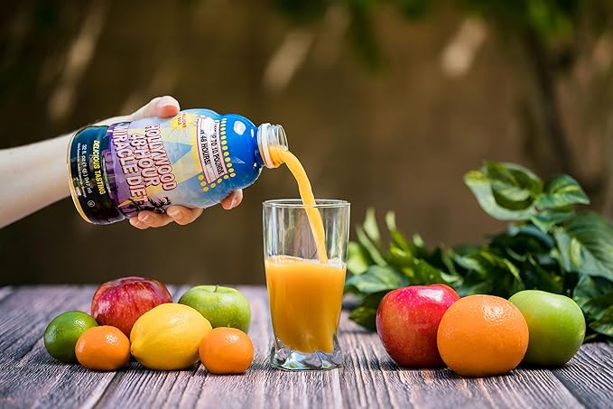 48-Hour Miracle Fruit Juice Cleanse Diet 4-Pack, Detox Cleanse for Weight Loss & Rejuvenation, Food Replacement, Fast Acting Diet, Delicious & Tasty Formula, 32 Fl. Oz.