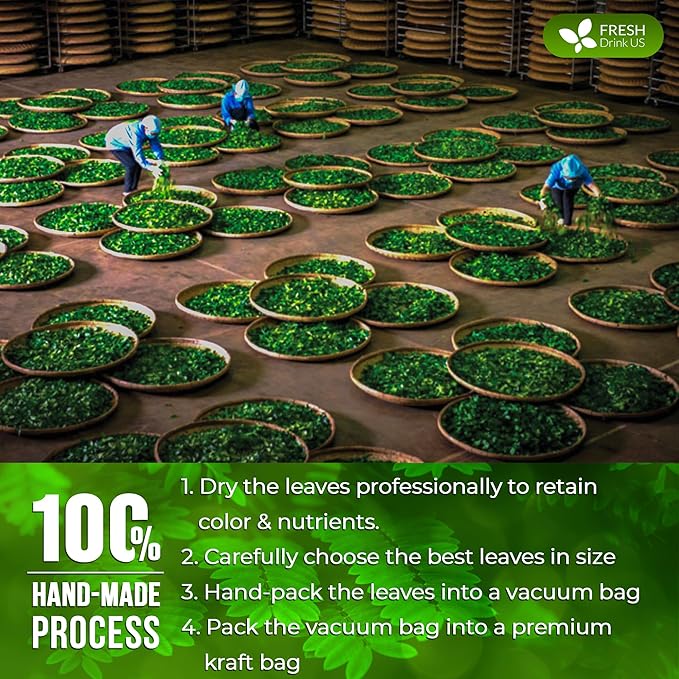 FreshDrinkUS, Permium 4.5oz Senna Leaves, 100% Natural & Pure from Senna Leaves, Senna Leaf Tea, Senna Loose Leaf Herbal Tea, No Additives, No Caffeine, Vegan