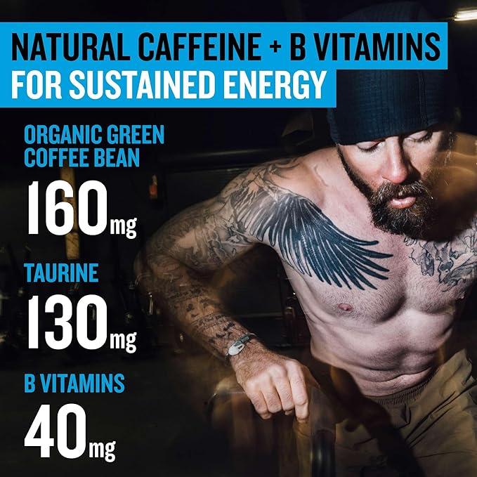 Zero Sugar Energy Drinks - Keto Natural Mix, Liquid Vitamin B Drink, Organic Caffeine Blend, On-the-Go Liquid Pack, Zero Sugar Mixed Berry Energy Packets by Mark Healey,Pack of 10