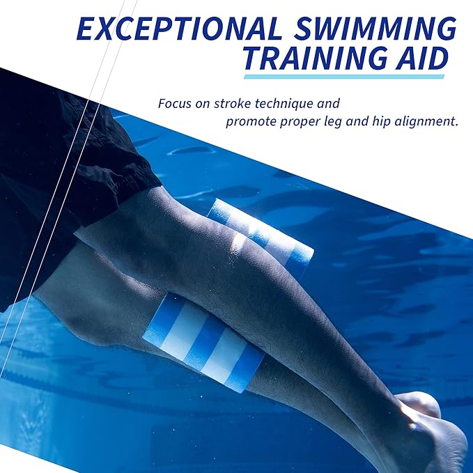 Sunlite Sports EVA 5-Layer Pull Buoy Leg Float - Pool Training Aid, Legs and HIPS Support for Adults, Kids, and Beginners, for Swimming Stroke