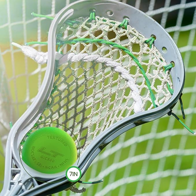 Combo Bundle of Durable Magnetic Lacrosse Goal Targets/Hockey Targets with 4 Pearl Lacrosse LT Textured Balls and 4 Tethers| Lacrosse Net Goalie Targets