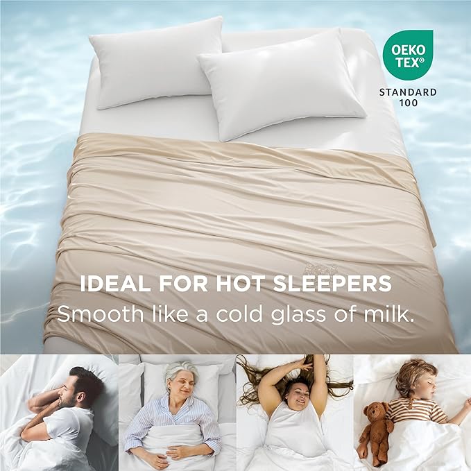 Bedsure Summer Cooling Blanket King Size for Hot Sleepers with Sports Mesh Design, Arc-Chill Q-Max 0.4 Lightweight Breathable Ice Cold Blanket for Night Sweats, 108 x 90 Inches, Mesh Beige