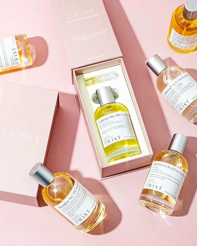 Twist Mountain No. 65 - Inspired by DG Lig. Blue EDT, Long-Lasting Eau Da Parfum for Women, Vegan, Clean Ingredients, Lemon & Apple – Spray 100 ml | 3.4 fl. oz.