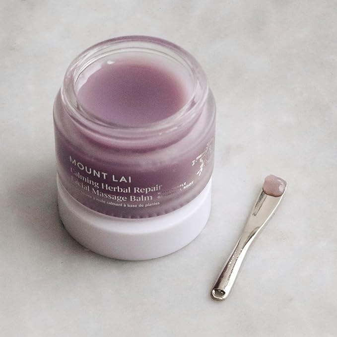 Mount Lai Calming Herbal Repair Serum Concentrate Balm, Calming Herbal Repair Balm for Gua Sha, Support Cellular Repair, Soothes & Rejuvenates Skin, 1 oz, Ideal for Daily Skin Care & Relaxation
