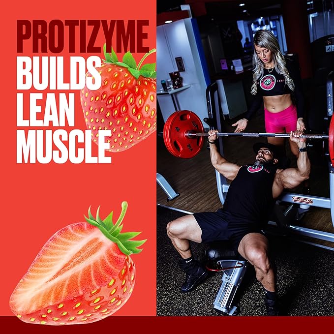 Metabolic Nutrition, Protizyme, 100% Whey Protein Powder, High Protein, Low Carb, Low Fat Whey Protein, Digestive Enzymes, 24 Essential Vitamins and Minerals, 4 Pound (52 ser)