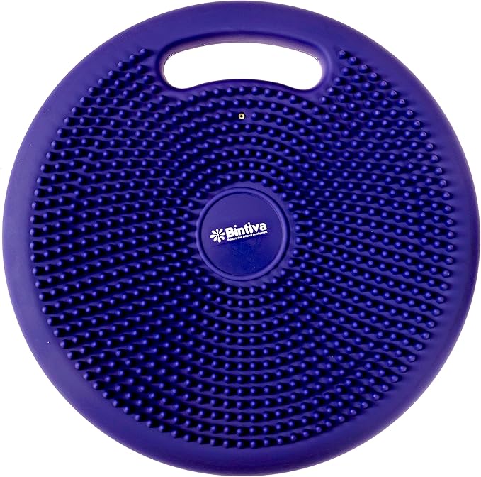 2 Pack Wobble Cushion Balance Disc - Wiggle Seat & Balance Pad for Exercise, Physical Therapy, Sensory Kids - Stability Disc, Dog Balance Disc