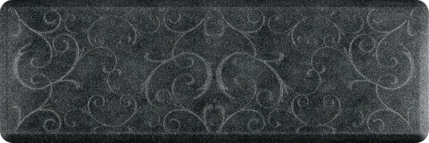 WellnessMats Bella Collection Anti-Fatigue Floor Mat, Polyurethane – Ergonomic Support Pad for Home, Kitchen, Garage, Office Standing Desk – Water Resistant - Made in USA