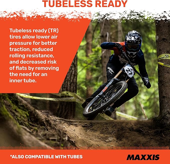 MAXXIS High Roller II Mountain Bike Tire - 26" 27.5" & 29" - Bundle with Cycle Crew Tire Lever