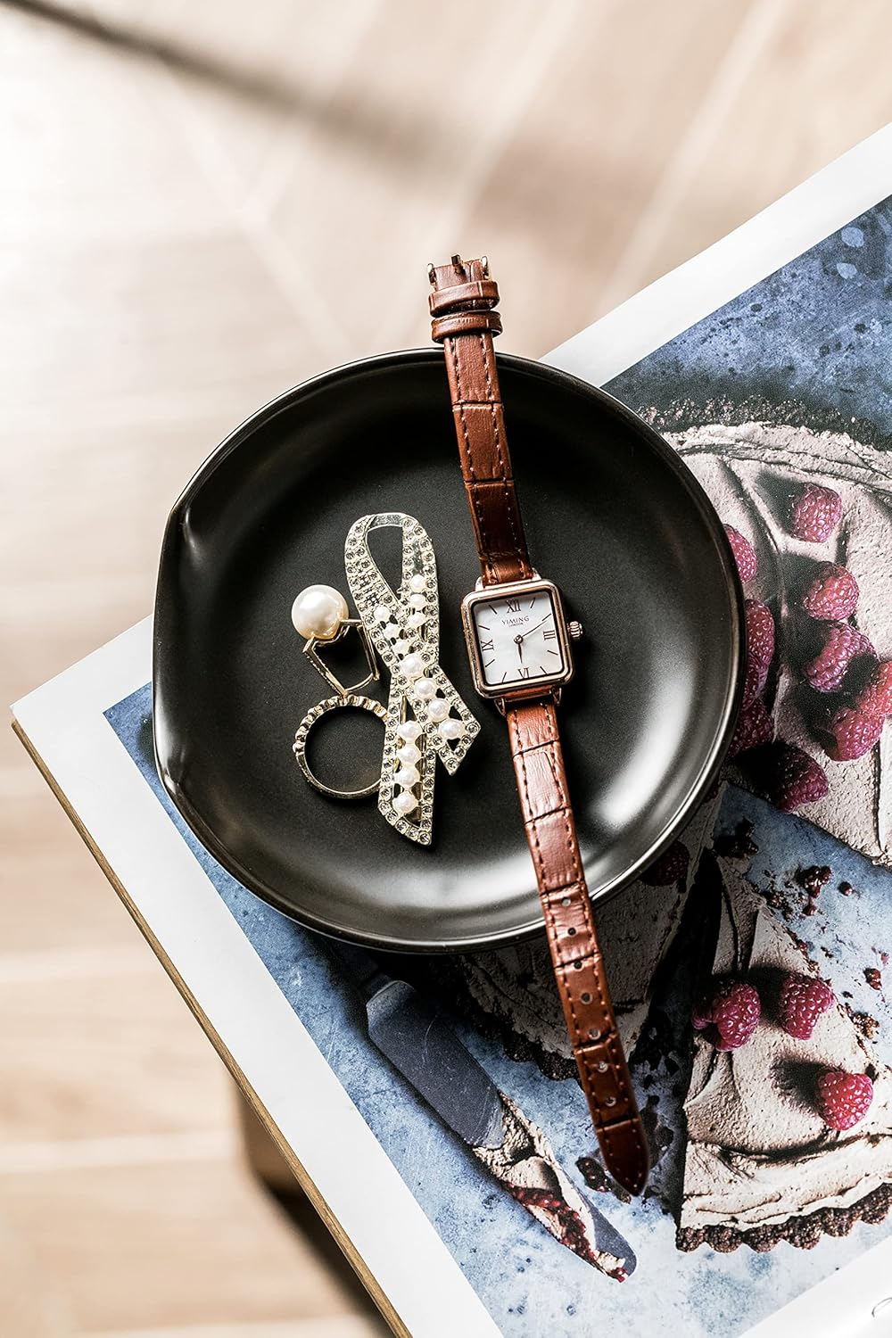 Spoon Rest for Stove Top, Cooking Spoon Rest & Spoon Holder for Stove Top, Kitchen Utensil Holder for Spoons Ladles Tongs Spatula for Housewarming Gift, Black