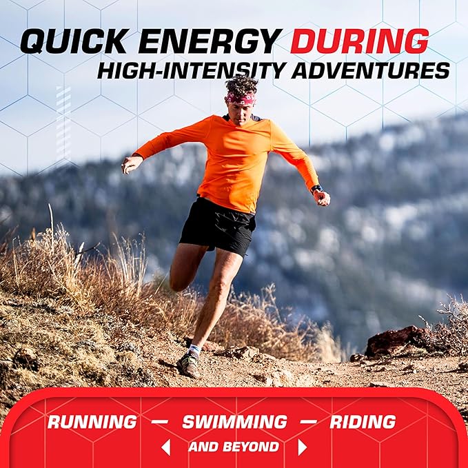 CLIF BLOKS - Salted Watermelon Flavor with 2X Sodium - Energy Chews - Non-GMO - Plant Based - Fast Fuel for Cycling and Running - Quick Carbohydrates and Electrolytes - 2.12 oz. (18 Count)