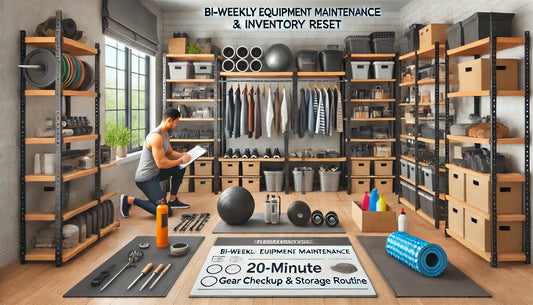 Bi-Weekly Equipment Maintenance & Inventory Reset: 20-Minute Gear Checkup & Storage Routine