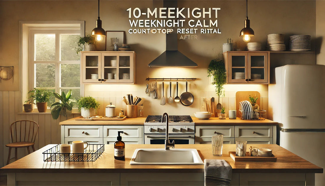 Weeknight Countertop Calm Reset: A 10-Minute Ritual After Dinner