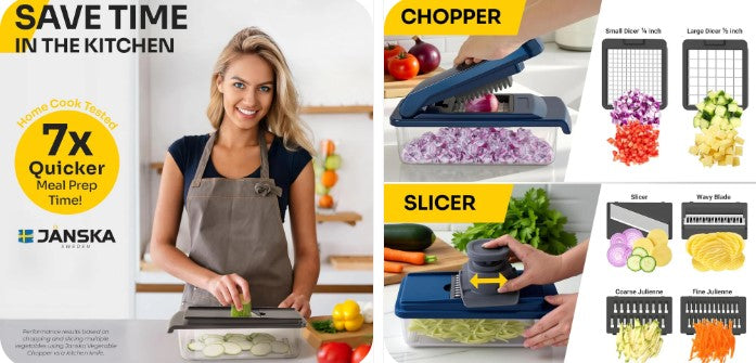 Chop Faster, Cook Smarter — The 12-in-1 UltraChop That Replaces Half Your Kitchen Tools