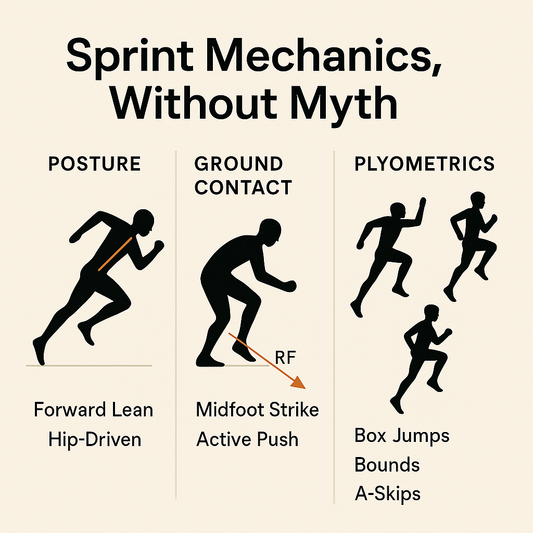 Sprint Mechanics, Without Myth: Posture, Ground Contact, and Plyometrics that Actually Transfer