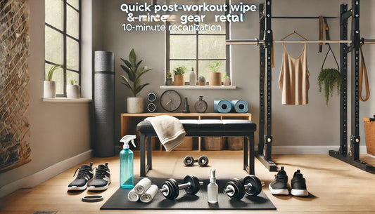 Quick Post-Workout Wipe & Gear Reset: 10-Minute Recovery & Organization Ritual