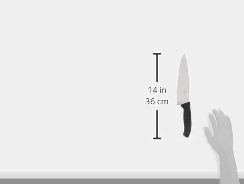 Victorinox Swiss Classic Knife Block - Kitchen Knife Set with Block for Home Essentials - Includes Chef's Knife, Bread Knife, Honing Steel & Pocket Knife - Black Handles, 7-Piece Set