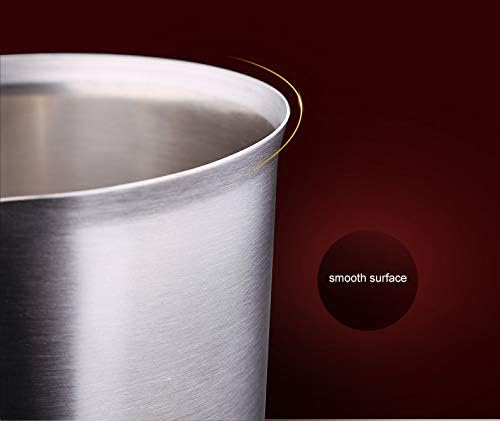 KSENDALO 48oz/6Cup SUS304 Stainless Steel Measuring Cup - Precision Engraved Markings for Liquid, Coffee, Milk & Espresso - 1.5Liter Kitchen Mixing Pitcher, Canister & Container for Baking & Frothing