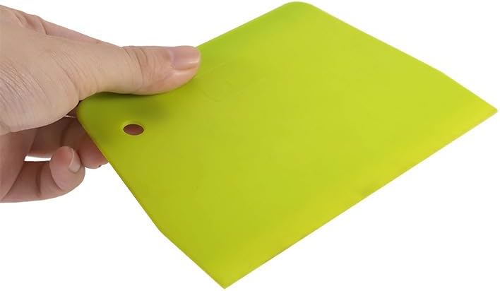 Plastic Bench Scraper & Chopper (14Pcs), Multi-Purpose Dough Scraper Bench Scraper, Flexible Bowl Scraper, Sharp Edge & Angles, Dough Cutter, Kitchen Utensil for Bread, Pizza, and Flat Top Griddles