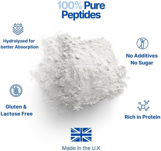 The Intelligent Health Hydrolyzed Collagen Peptides Powder, Grass Fed, High Protein, Unflavored, Gluten-Free, Paleo & Keto Friendly, 10g per Serving (2kg) Supports Skin, Hair, Nails, Joints, & Bones