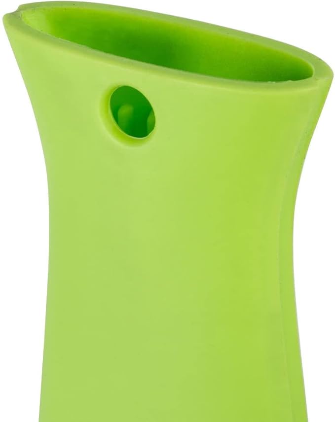 Lodge Silicone Hot Handle Holder - Dishwasher Safe Hot Handle Holder Designed for Lodge Cast Iron Skillets 9 Inches+ w/Keyhole Handle - Reusable Heat Protection Up to 500° - Green