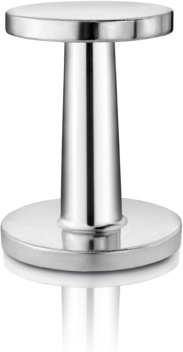 New Star Foodservice Commercial Grade Stainless Steel 18/8 Frothing Pitcher (Espresso Tamper)
