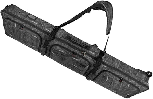 UNISTRENGH Padded Snowboard Bag With Wheels - Travel Bag for Single Snowboard and Snowboard Boots,Helmet,Clothes