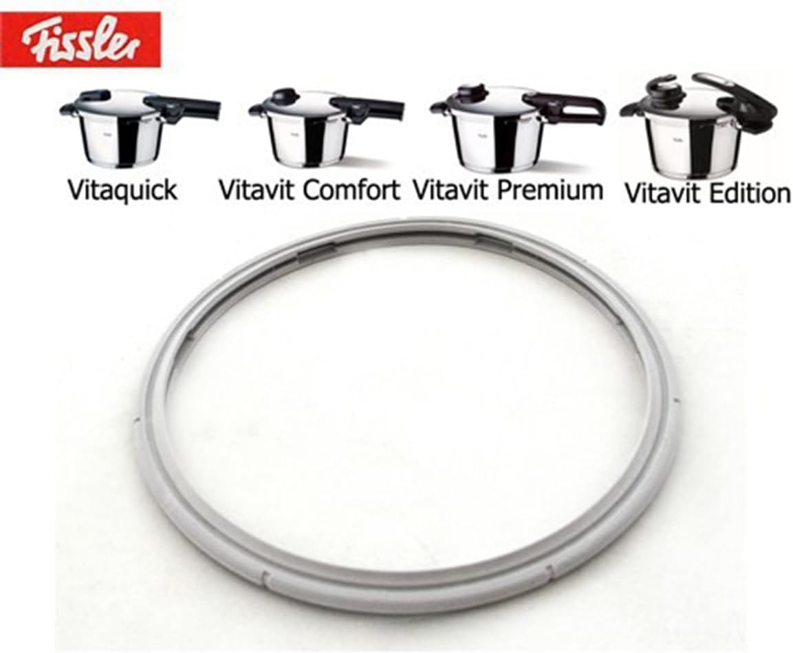 Fissler Silicone Gasket Pressure Cooker - Original Replacement for Fissler Vitavit® Comfort/Premium/Edition and Vitaquick® - 600-000-22-7950, 8.7 Inch